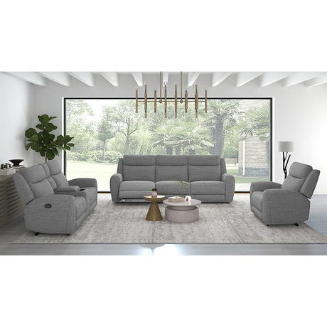  Furniture of America Antonius CM9985GY-SF-M Manual Recliner Sofa IMAGE 2