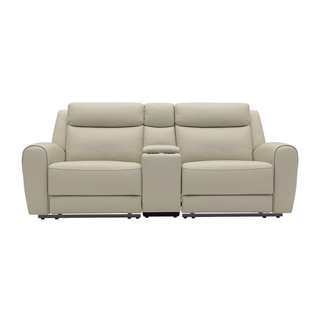  Furniture of America Jacobus CM9986BG-LV-M Manual Recliner Loveseat w/ Console IMAGE 3