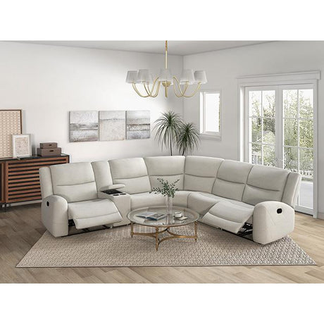  Furniture of America Giraldus CM9988BG-M-SECT Motion Sectional IMAGE 2