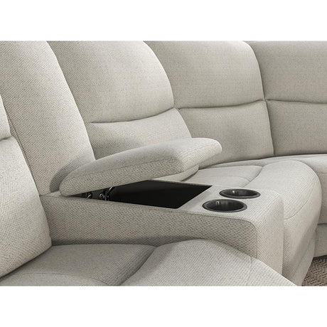 Furniture of America Giraldus CM9988BG-M-SECT Motion Sectional IMAGE 3