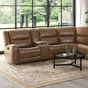  Furniture of America Leolinus CM9989BR-M-SECT Motion Sectional IMAGE 1