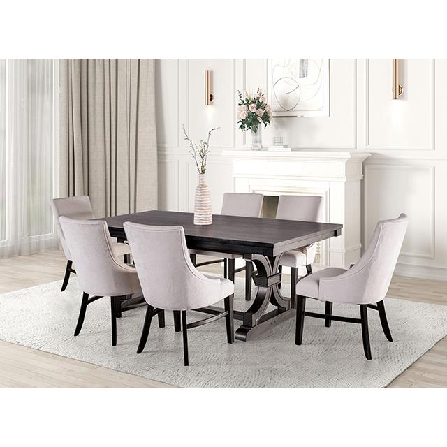  Furniture of America Gosport FM3200BK-T Dining Table IMAGE 2