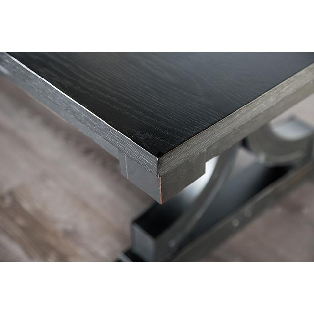  Furniture of America Gosport FM3200BK-T Dining Table IMAGE 5