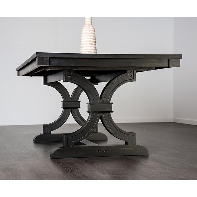  Furniture of America Gosport FM3200BK-T Dining Table IMAGE 6