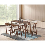  Furniture of America Ebikon FM3211WN-PT Counter Height Table IMAGE 2