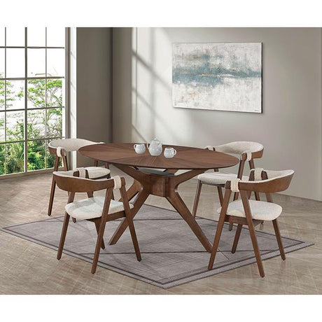  Furniture of America Ebikon FM3211WN-SC-2PK Side Chair IMAGE 2