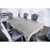  Furniture of America Hannoria FM3416SV-T Dining Table IMAGE 4
