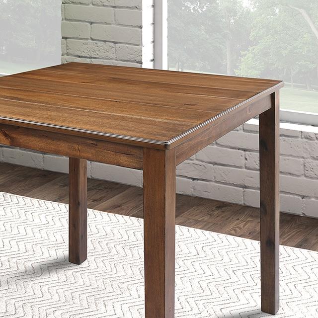  Furniture of America Lubbock FM3419WN-PT-5PK 6 pc Counter Height Table Set IMAGE 4