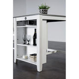  Furniture of America Lescles FM3423WH-PT-3PK 3 Pc Counter Ht Set (1 Table + 2 Chairs) IMAGE 6