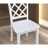  Furniture of America Yamhill FM3424WH-T-5PK 5 pc Dining Table Set IMAGE 5