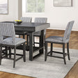  Furniture of America Potton FM3425GY-PT Counter Height Table IMAGE 1
