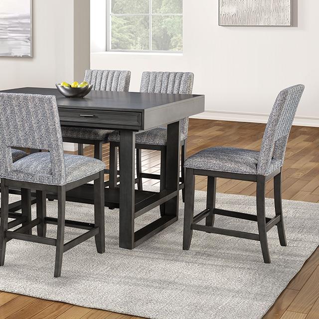  Furniture of America Potton FM3425GY-PT Counter Height Table IMAGE 1