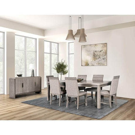  Furniture of America Vestby FM3597GY-T Dining Table IMAGE 2
