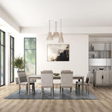  Furniture of America Vestby FM3597GY-T Dining Table IMAGE 3