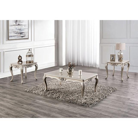  Furniture of America Rochester FM45001WH-E End Table IMAGE 2