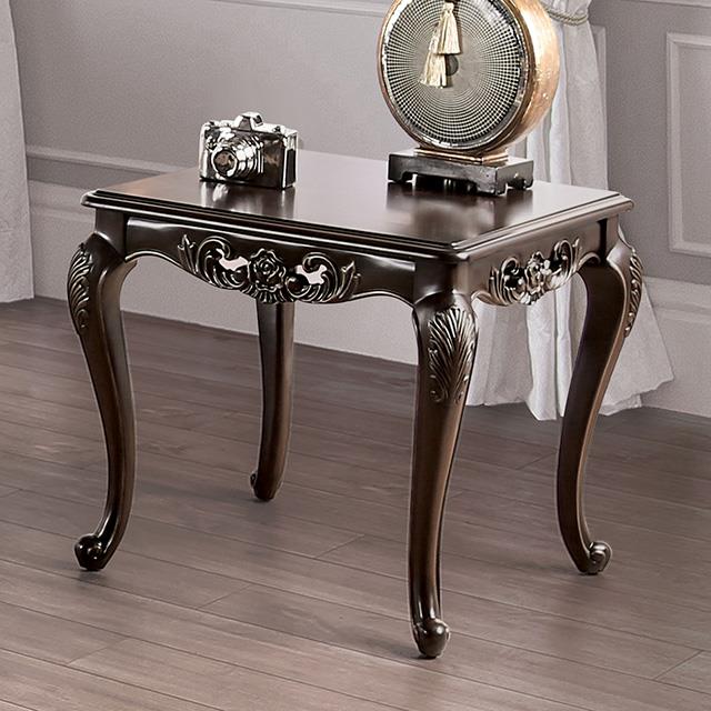  Furniture of America Halcaster FM45003E End Table IMAGE 1