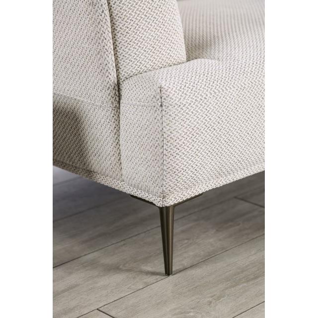  Furniture of America Gladbach FM63007BG-SECT-R Sectional, Right Chaise IMAGE 4
