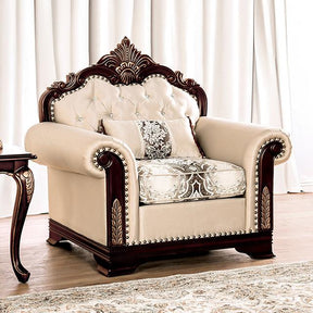 Furniture of America Yucatan FM65004BG-CH-PK Chair IMAGE 1