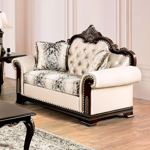  Furniture of America Yucatan FM65004BG-LV-PK Loveseat IMAGE 1