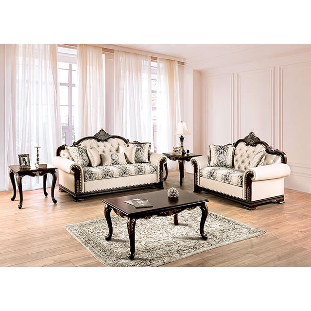  Furniture of America Yucatan FM65004BG-LV-PK Loveseat IMAGE 2