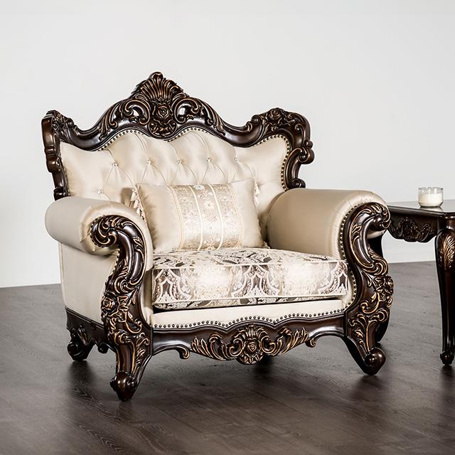 Furniture of America Palencia FM65005BG-CH Chair IMAGE 1