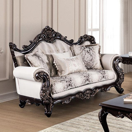  Furniture of America Palencia FM65005BG-LV Loveseat IMAGE 1