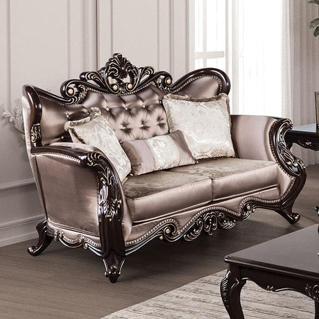  Furniture of America Albacete FM65006BR-LV Loveseat IMAGE 1