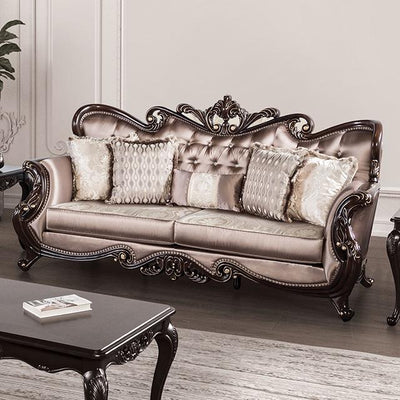  Furniture of America Albacete FM65006BR-SF Sofa IMAGE 1