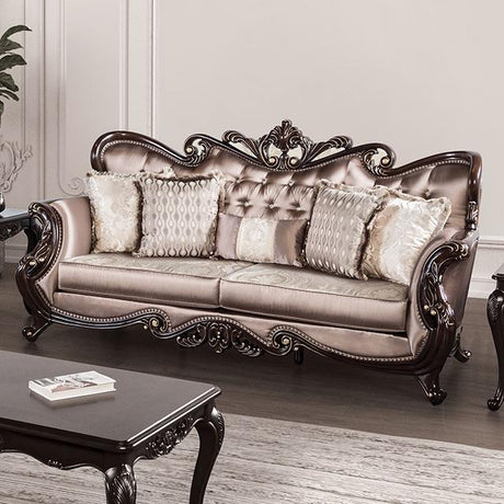  Furniture of America Albacete FM65006BR-SF Sofa IMAGE 1