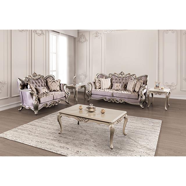  Furniture of America Albacete FM65006PR-CH Chair IMAGE 2
