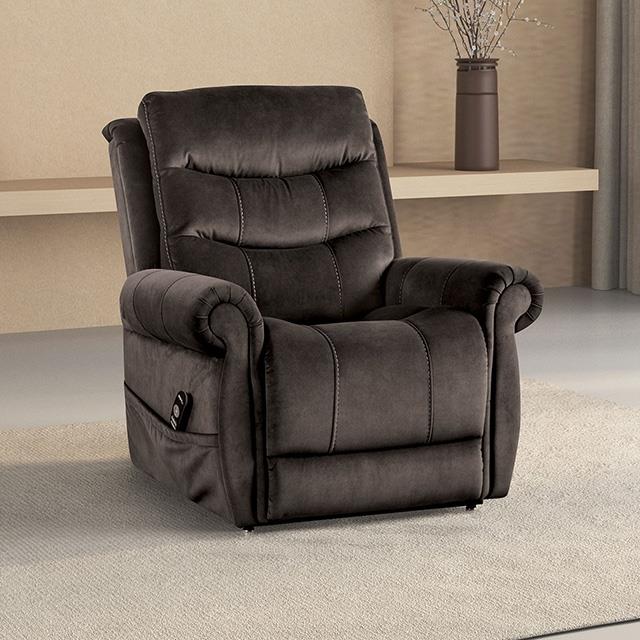  Furniture of America Dionysia FM68001DG-LC Power Lift Chair IMAGE 2