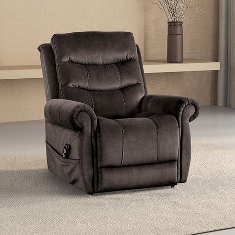  Furniture of America Dionysia FM68001DG-LC Power Lift Chair IMAGE 2
