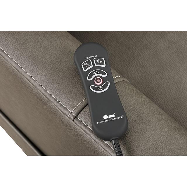  Furniture of America Barnabas FM68003GY-LC Power Lift Chair IMAGE 6