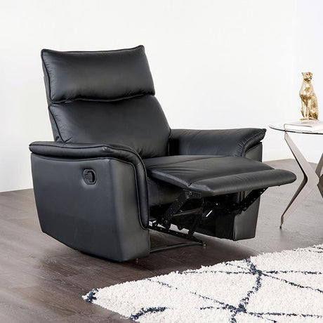  Furniture of America Bienne FM69002BK-CH-M Recliner Chair IMAGE 2
