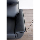  Furniture of America Bienne FM69002BK-CH-M Recliner Chair IMAGE 5