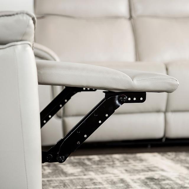  Furniture of America Bienne FM69002TP-SF-M Sofa Manual Recliner IMAGE 5