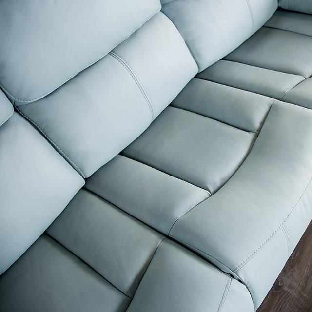  Furniture of America Glarus FM69003BL-SF-M Sofa Manual Recliner IMAGE 5