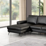 Furniture of America Stordal FM69004BK-SECT-L Sectional, Left Chaise IMAGE 1