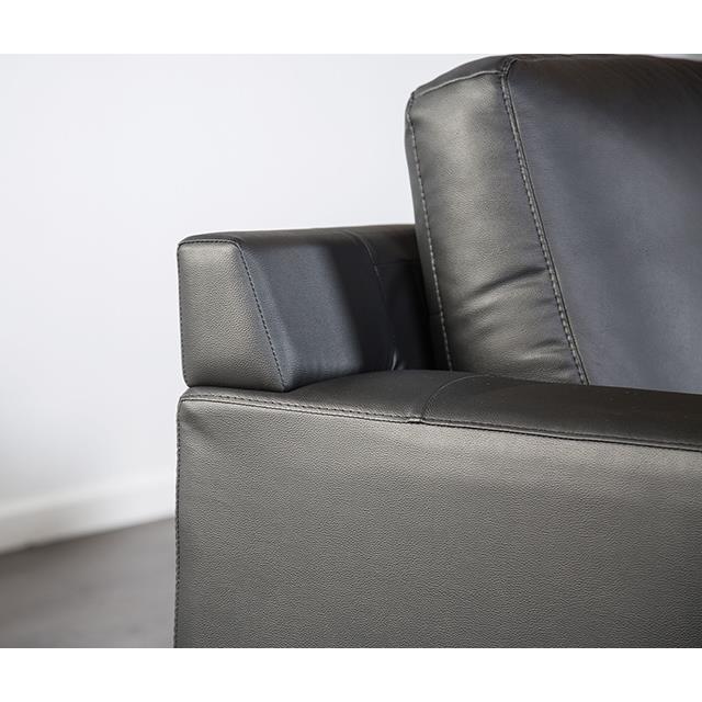  Furniture of America Stordal FM69004BK-SECT-L Sectional, Left Chaise IMAGE 4