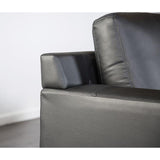  Furniture of America Stordal FM69004BK-SECT-L Sectional, Left Chaise IMAGE 4