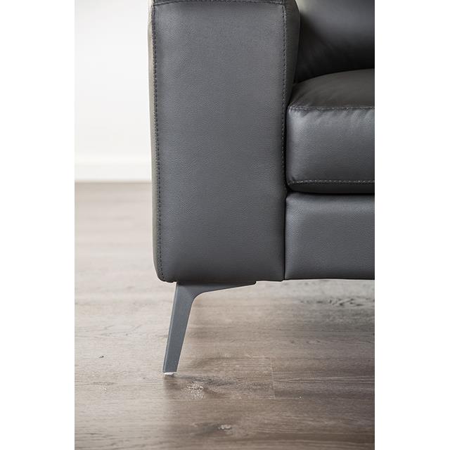  Furniture of America Stordal FM69004BK-SECT-L Sectional, Left Chaise IMAGE 5