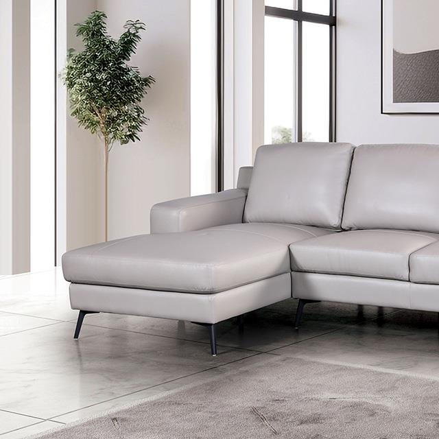  Furniture of America Stordal FM69004LG-SECT-L Sectional, Left Chaise IMAGE 1