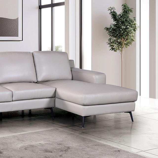  Furniture of America Stordal FM69004LG-SECT-R Sectional, Right Chaise IMAGE 1