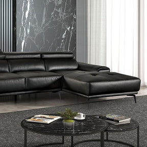  Furniture of America Vadso FM69005BK-SECT-R Sectional, Right Chaise IMAGE 1