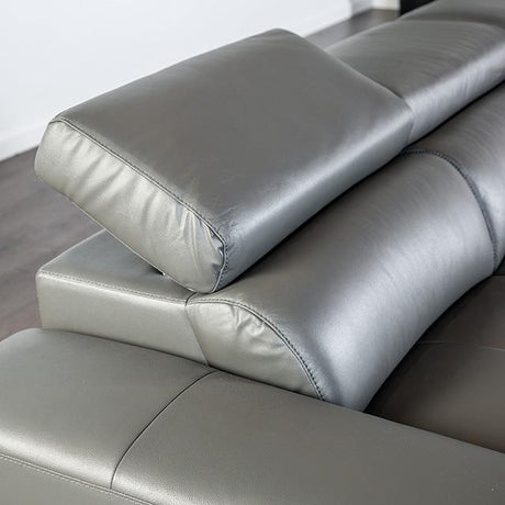  Furniture of America Vadso FM69005DG-SECT-L Sectional, Left Chaise IMAGE 3