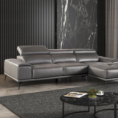  Furniture of America Vadso FM69005DG-SECT-R Sectional, Right Chaise IMAGE 1