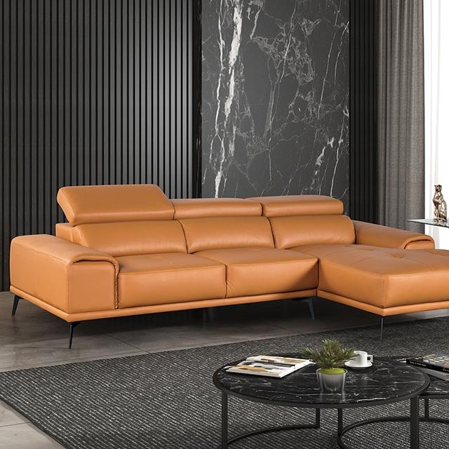  Furniture of America Vadso FM69005LB-SECT-R Sectional, Right Chaise IMAGE 1