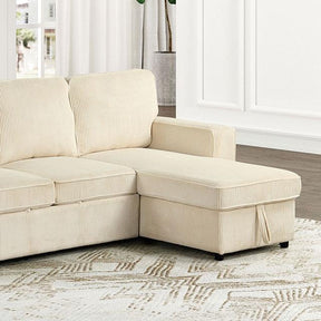  Furniture of America Yves FM6964BG-SECT Sectional IMAGE 1