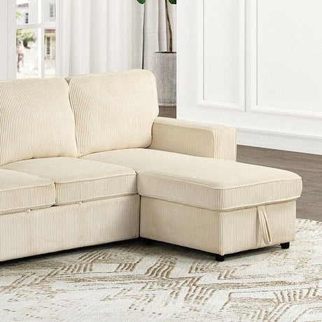  Furniture of America Yves FM6964BG-SECT Sectional IMAGE 1