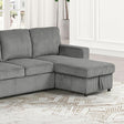  Furniture of America Yves FM6964DG-SECT Sectional IMAGE 1